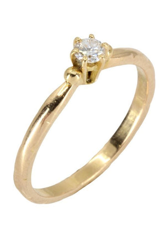 Bague 56 SOLITAIRE DIAMANT 0.15 CARAT 58 Facettes 048561