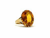 Ring 56 7.50 carat pink gold and citrine ring 58 Facettes 24/10-19