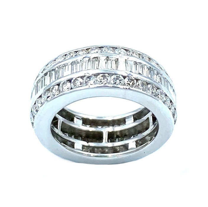 Bague Bague or blanc, diamants 58 Facettes