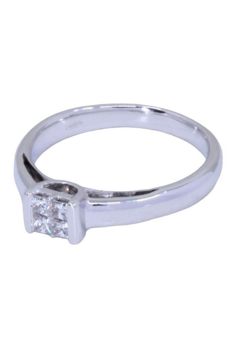 Bague 54 BAGUE STYLE SOLITAIRE DIAMANTS 58 Facettes 070911