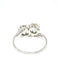 Ring 58 Old ring Toi & Moi Diamonds, Platinum and white gold 58 Facettes