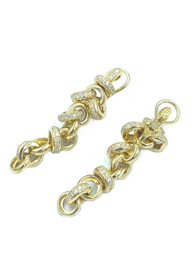 Boucles d'oreilles Boucles d’oreilles Or jaune & diamants 58 Facettes
