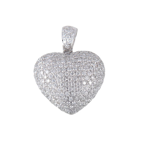Pendentif Pendentif Coeur pavage Diamants 58 Facettes 8406