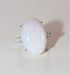 Ring White OPAL ring from Australia 58 Facettes 479