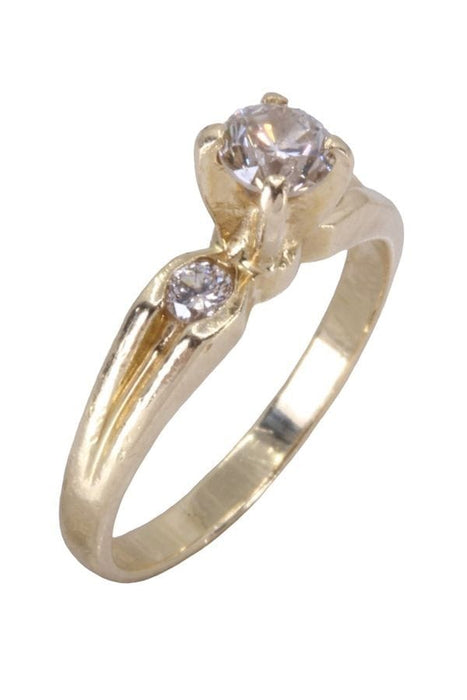 Bague 45 SOLITAIRE MODERNE 0.25 CARAT 58 Facettes 077131