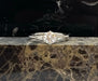 Bague Solitaire en or blanc diamant centre 0,60 ct 58 Facettes