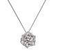 PIAGET Necklace - “Rose” Pendant White Gold & Diamonds 58 Facettes G33U0072