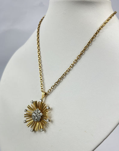 Collier Collier Or Platine et Pendentif Diamants 58 Facettes 20400000779/780