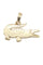 Pendentif PENDENTIF CROCODILE OR JAUNE 58 Facettes 070261