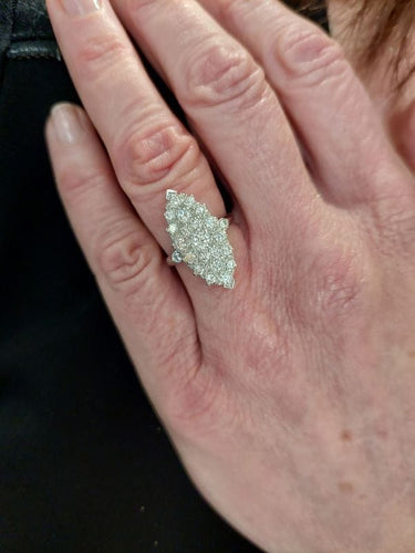 Bague BAGUE MARQUISE DIAMANTS 58 Facettes 075731