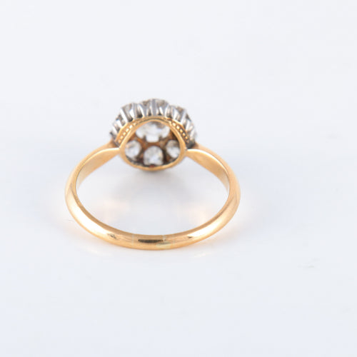 Bague Bague ancienne diamant or platine 58 Facettes