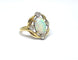 Bague Bague opale et diamants monture en or jaune 18 carats 58 Facettes