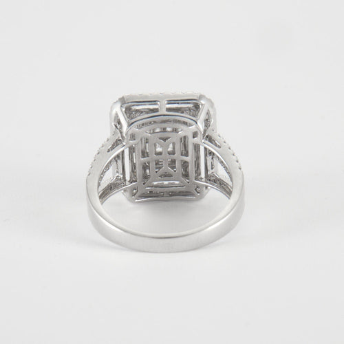 Bague 54 Bague en Or Blanc & diamants 58 Facettes