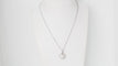 Collier Collier pendentif cœur en or blanc & diamants 58 Facettes 29969