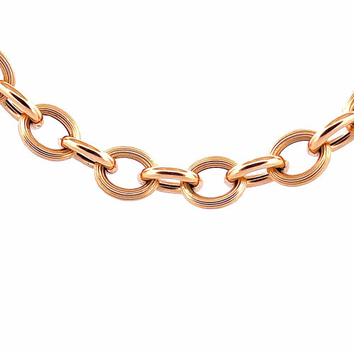 Collier Collier maille Créole jaseron or jaune 58 Facettes