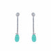 Boucles d'oreilles Boucles d'oreilles Gouttes d'émeraudes 58 Facettes