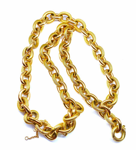 Collier Collier mailles ovales 58 Facettes AB175