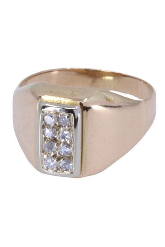 Bague 44 CHEVALIÈRE ENFANT DIAMANTS 58 Facettes 065011