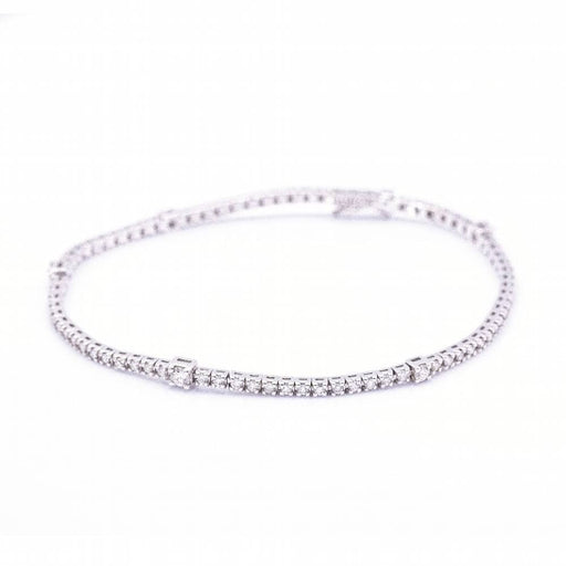 Bracelet DAMIANI - Bracelet Rivière Diamant Or blanc 58 Facettes D360377CS