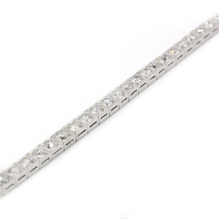 Bracelet Bracelet Rivière Platine & Diamants 58 Facettes 220202R