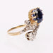 Ring 54 Old duchess sapphire diamond ring 58 Facettes 21-119-54