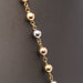 Tricolor gold rosary necklace with diamonds 58 Facettes E359395