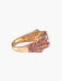 Bague Bague Tourmaline rose, Saphirs roses et Diamants 58 Facettes