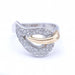 Ring 57 Two-tone diamond ring 58 Facettes N102888LF