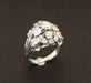 Ring 52 Flower Ring Platinum Diamonds. 58 Facettes 1007784