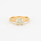 Bague 51 Bague solitaire Or jaune Diamant 58 Facettes