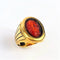 Bague Bague Chevalière Cornaline Rouge Gravée Or jaune 58 Facettes 20400000643