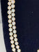 Necklace 2-row cultured pearl necklace 52 cm gold and diamond clasp 58 Facettes