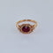 Bague Bague fine Or rose Diamants Rubis 58 Facettes