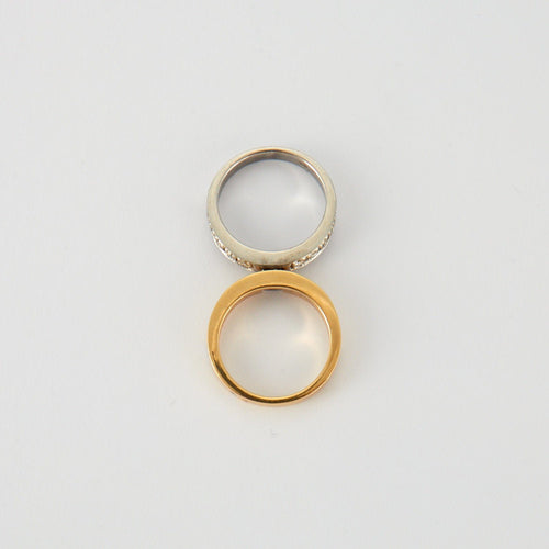 Bague 57 Alain Roure - Bague Chut... Je t'aime 58 Facettes