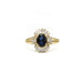 Ring 53 Sapphire & Diamond Ring 58 Facettes 230217R