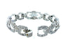 Bracelet Art Deco platinum and 8ct diamond bracelet 58 Facettes