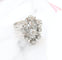 Bague 61.5 Bague Ancienne Diamants Or Blanc 58 Facettes AA 1552
