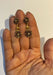 Boucles d'oreilles Paire de pendants époque Napoléon III 58 Facettes 0