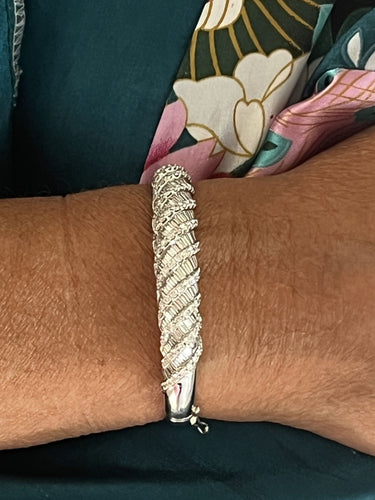 Bracelet Bracelet Or Gris Diamants 6ct 58 Facettes LOT 4597