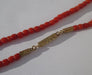 Necklace 19th century necklace with faceted red coral beads 58 Facettes