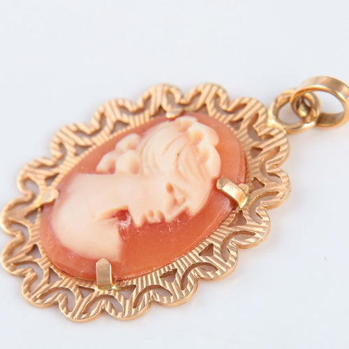 Pendentif Pendentif Camée coquillage 58 Facettes JE1