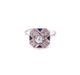 Ring 54 Art Deco Ring Platinum Yellow Gold Diamonds 58 Facettes Bag.Geom.ArtD758