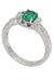 Bague 53 BAGUE MODERNE EMERAUDE 58 Facettes 045811