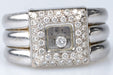 54 CHOPARD Ring - 45 Diamonds White Gold Ring 58 Facettes BG-CHOP1-104