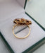 Ring 49.5 Three Gold Ring 1940 Diamonds 58 Facettes 339