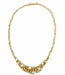 GILBERT ALBERT necklace. Yellow gold, pearl and diamond necklace 58 Facettes