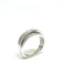 Bague Bague or blanc 2 lignes de diamants 58 Facettes