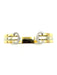 Bracelet CARTIER. Collection Double C, bracelet 3ors et diamants (full set) 58 Facettes