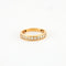 Bague 50 Bague Or jaune pavage Diamants 58 Facettes