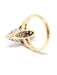 Bague 54 Bague marquise deux ors, diamants 58 Facettes 0050XC